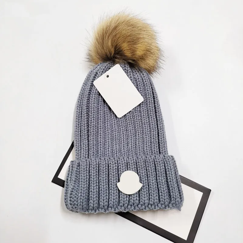 Monclari chapéu de luxo gorro de alta qualidade designer criança bonés designer gorro quente inverno boné crianças gorros de malha chapéus meninos adequados