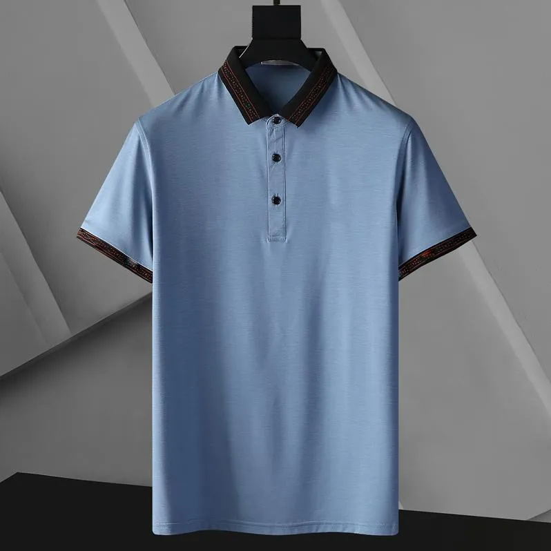 2021SS 100%хлопковая мужская рубашка Polos Sport Pure Color Polo Procision Вышивка