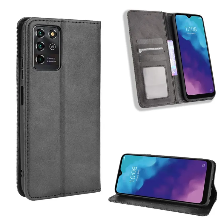 Portemonnee Lederen Cases voor ZTE AXON 11 20 A1 ZTG01 A7S A3 Lite Libero S10 Blade V30 VITA A31 A20 A51 A71 Case Boekstandaard Kaart NUBIA RODE MAGIC 5 5S 6 6S PRO 6R COVER