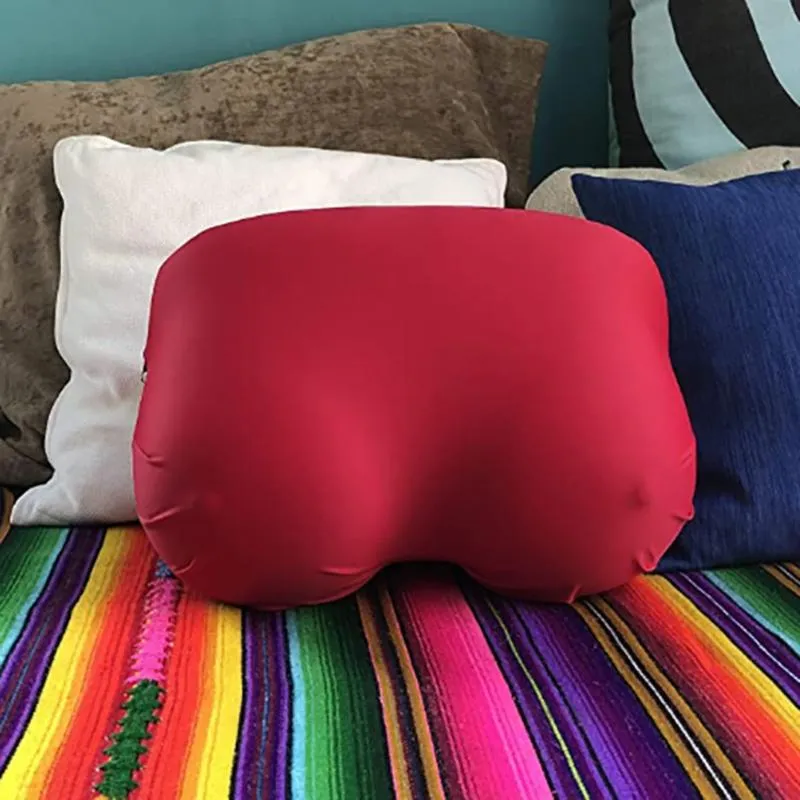 Oreiller haute qualité Latex poitrine mousse à mémoire ergonomique incroyable coussin de sein décor Design amusant taie d'oreiller