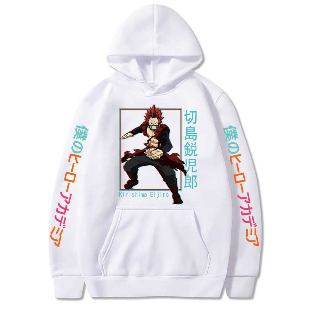 Compra Anime My Hero Academia Eijiro Kirishima Impresas Con Capucha  Sudaderas Con Capucha Sudaderas Sudaderas Tops Y0727 Barato | Entrega  Rápida Y Calidad | Es.Dhgate