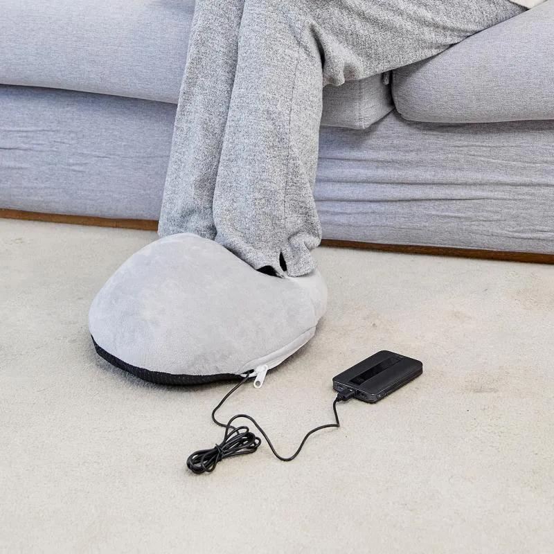 Socks & Hosiery USB Foot Heated Warmer Slippers Portable Feet Warmers With Electric Heating Pad Cushion Thermal Massage