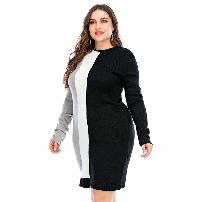 Femmes chandails et pulls grande taille surdimensionné hiver filles long pull 210428