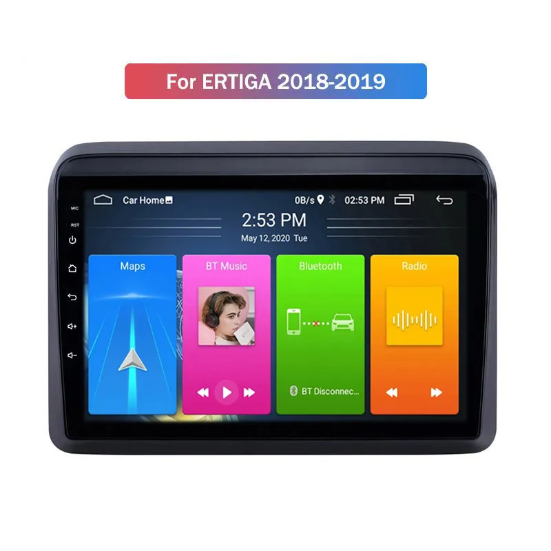 Android 10 9"car dvd player for suzuki ERTIGA 2018-2019 multimedia gps radio navigation wifi 2G RAM