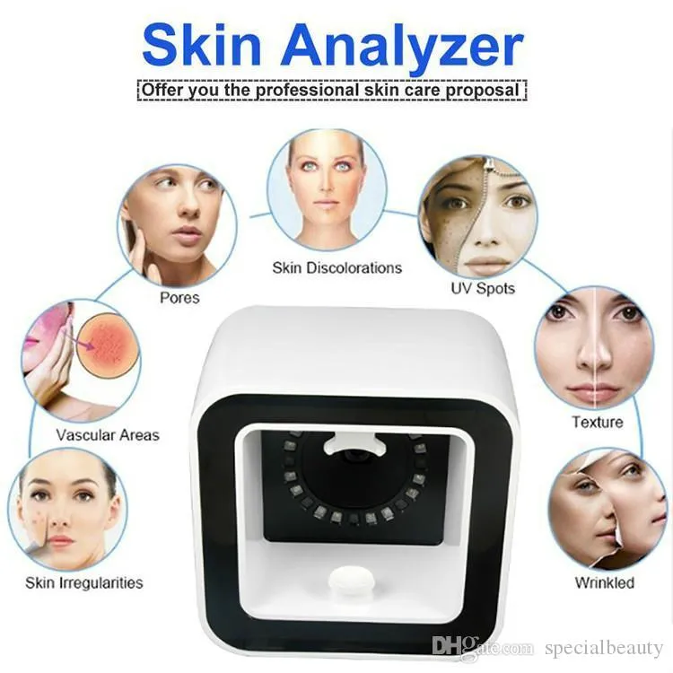 2021 Gezicht Skin Analyzer Professionele Digitale Kunstdiagram Magic Spiegels Scanner