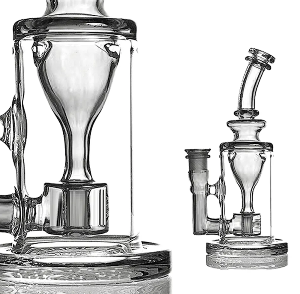 Wholesale Torus Recycler Glass Bong Thick TikTok Classic With Foil ...