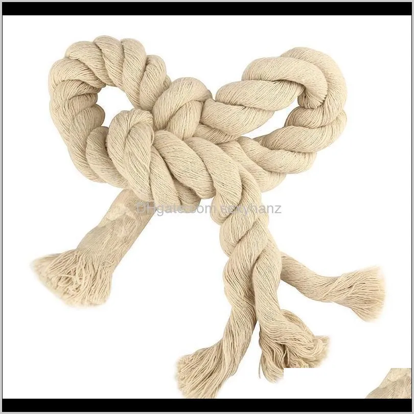 20mm cotton cord high tenacity twisted cotton rope 5 meters/piece home bag decorative ropes diy home textile accessories craft1