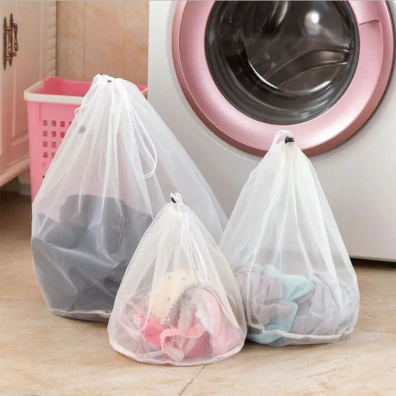 Nylon Washing Laundry Bag Foldable Portable Washing Machine Professional  Underwear Bag Laundry Bags Mesh Wash Bags Pouch Basket W 00943 From  Starhui, $1.17