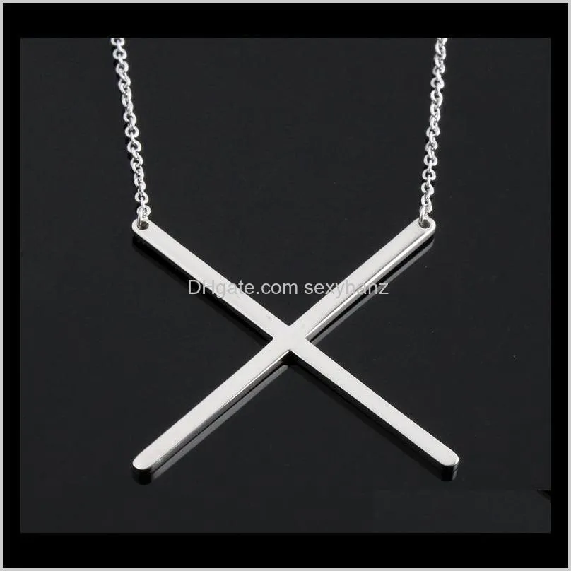 New Stainless Steel English A-Z 26 Letters Initial Necklace Silver Gold Pendant Chain for Women House Name Fashion Jewelry Drop