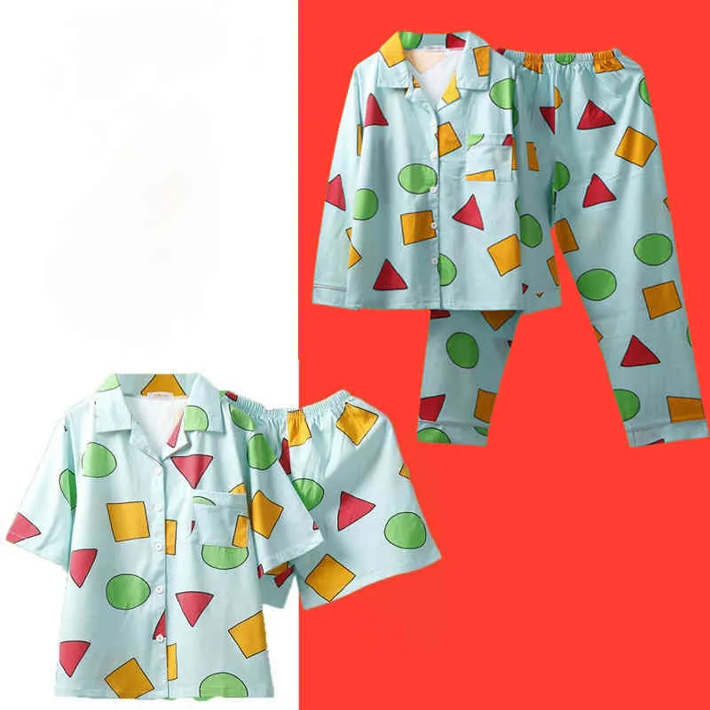 Zomer herfst pyjama's Japanse pyjama's nachtkleding vrouwen pijamas korte mouw homewear anime nachthemd feest