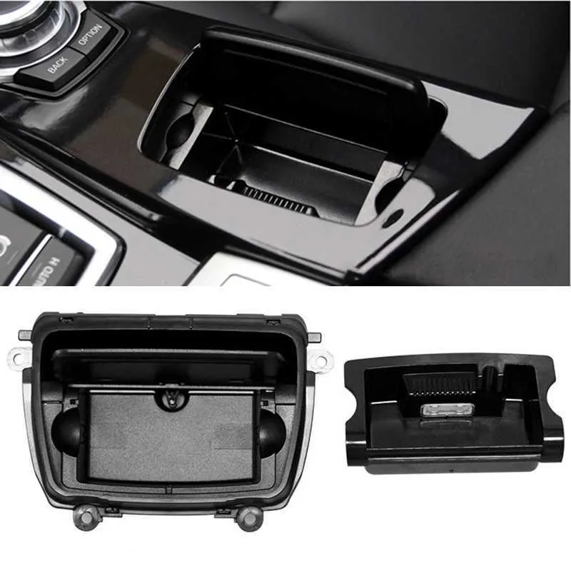 Nowa Czarna Plastikowa Konsola Centrum Ashtray Montaż Box Fit Dla BMW 5 Series F10 F11 F18 51169206347