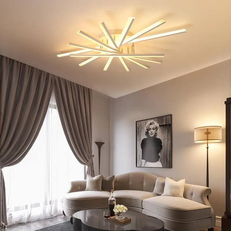 Plafonnier Led nordique rustique, luminaire décoratif de plafond, idéal pour un salon, une chambre à coucher ou une décoration de la maison