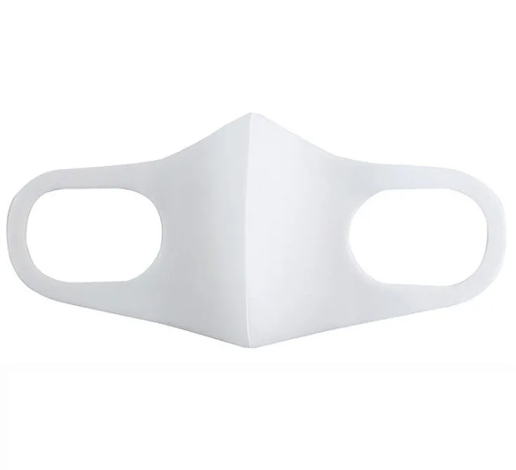 10pcs Masks Sublimation DIY White Blank 3D Breathable Waterproof Designer Face Mask Size 33*13CM