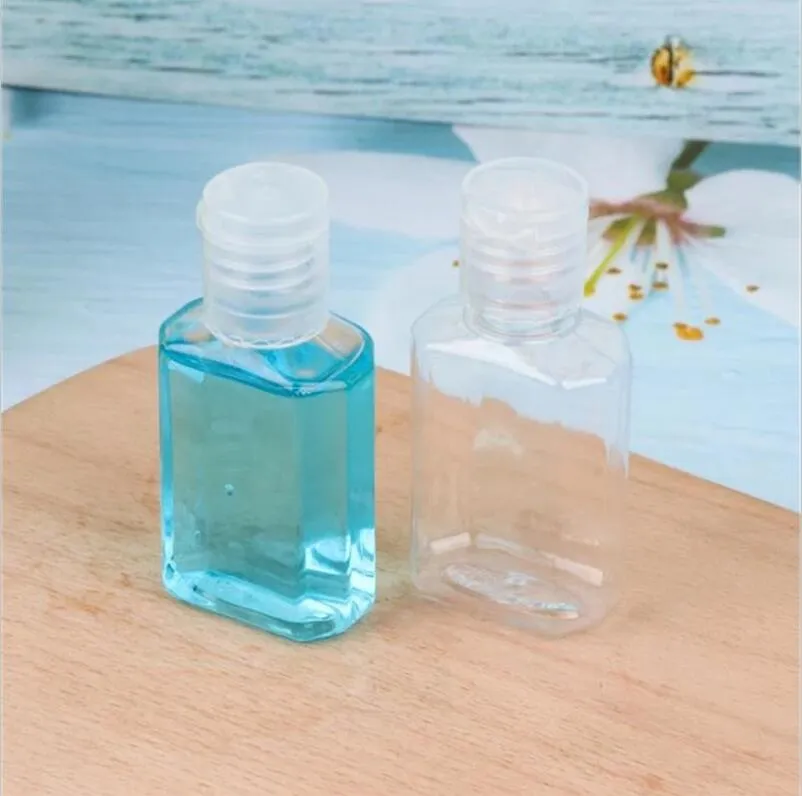 30ml 60ml Empty Travel Bottles Clear Plastic Cosmetic Bottle with Flip Cap Leakproof Toiletry Container for Shampoo Lotion Hand Sanitizer