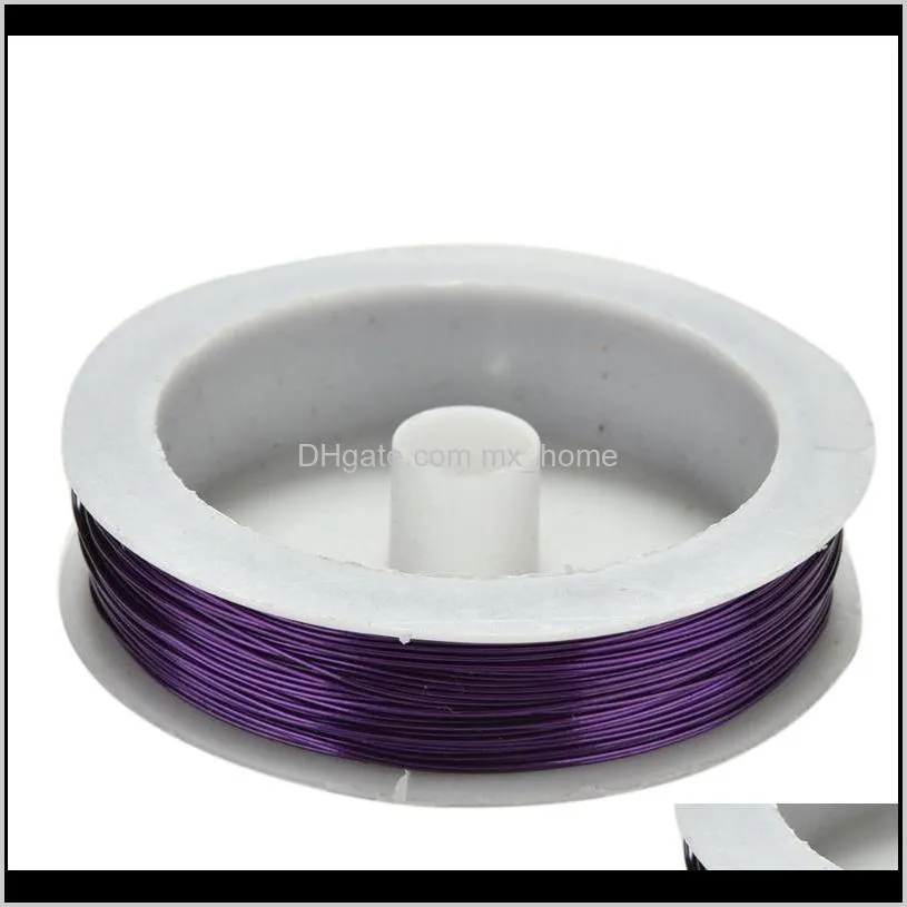 40m rolling iron craft wire 0.5mm spool soft diy string jewelry metal for decorative flowers wreaths package