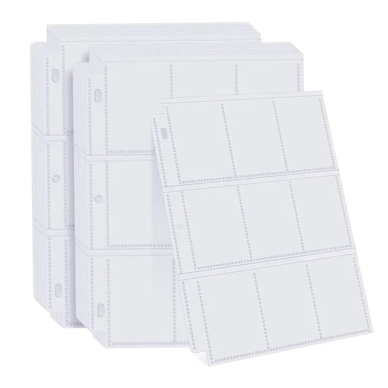 Cartes De Vœux AF88 – Pages De Pochettes Pour Cartes À Collectionner,  Paquet De 50, 9 Poches, Pages De Rangement Pour Échanges, 3 Trous, Classeur  À Anneaux Du 22,27 €