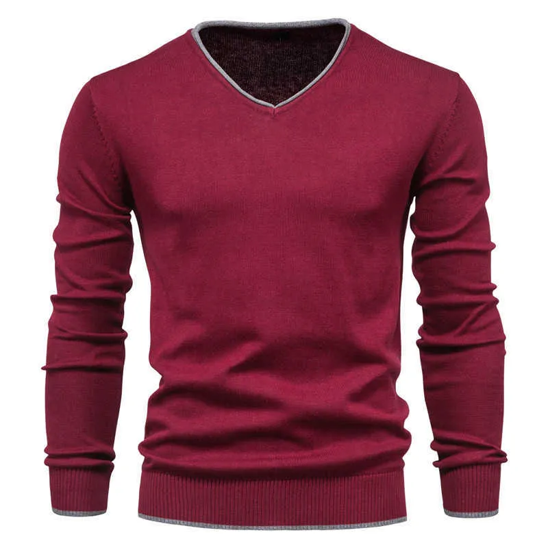 Men's v discount neck jumper sale