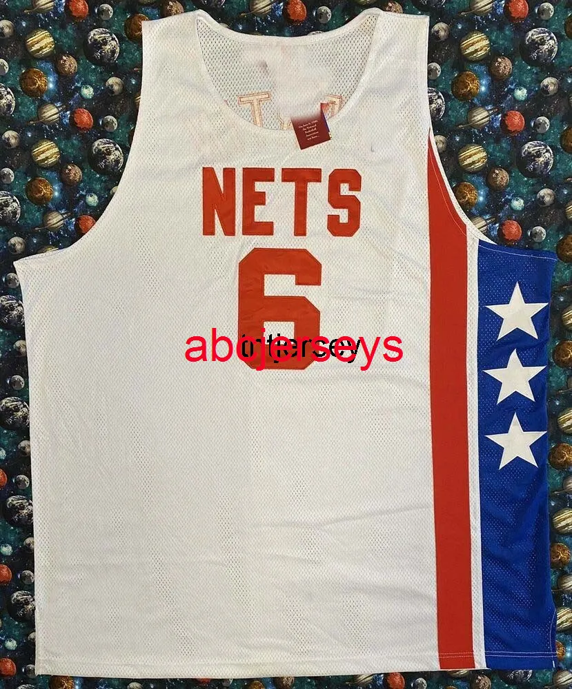 100% Gestikt New Jersey 6 Kenyon Martin wit Basketbal Jersey Heren Dames Jeugd Custom Nummer naam Jerseys XS-6XL