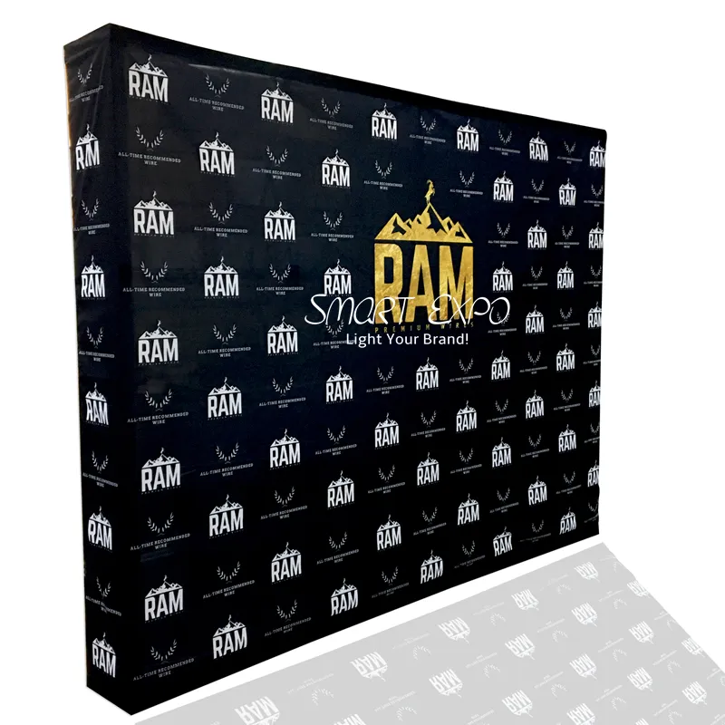 Straight Popup Trade Show Display 15ft W450xH225cm Retail Supplies with Custom Graphic Printing