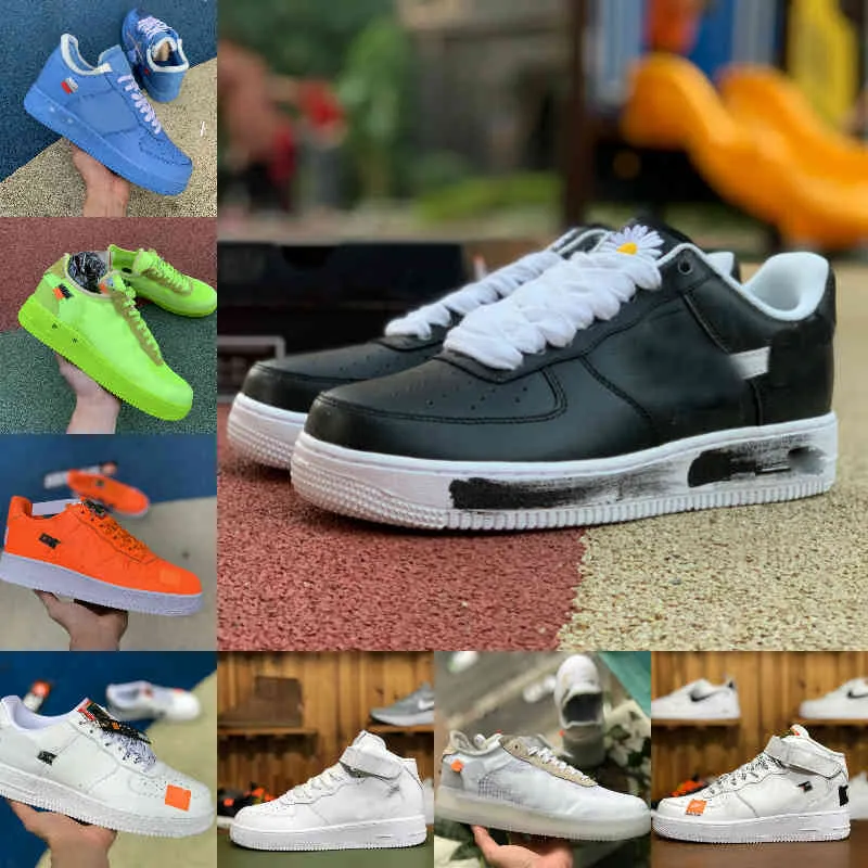 Nike Air Force 1 one airforce Shoes Vendre 2021 Beat Designer Shoes Vintage Nouveau Skate Outdoor Skate Baskets Triple Noir Blanc Blanc Flax