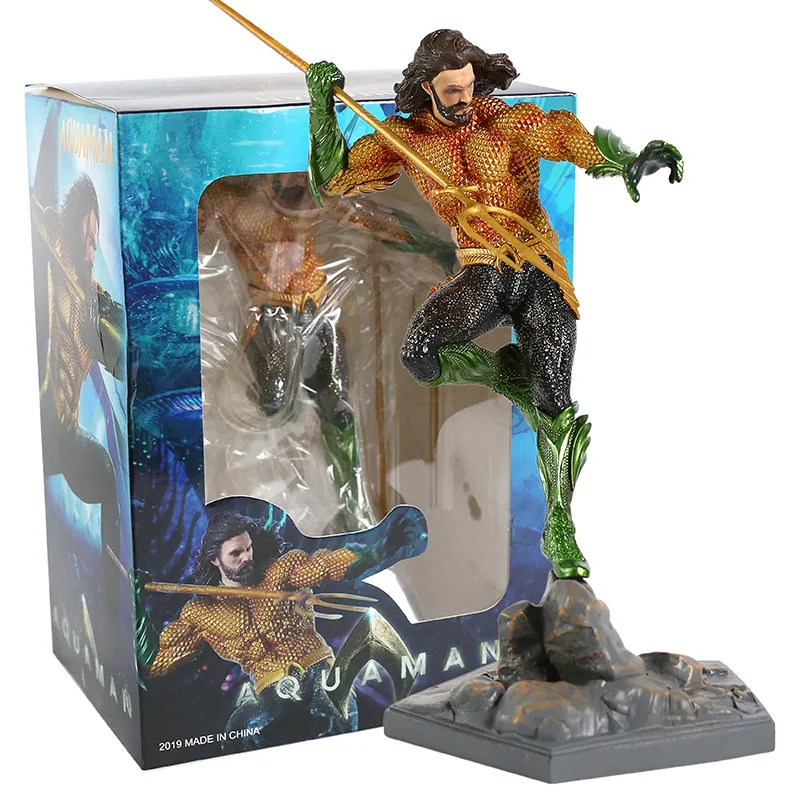 Iron Studios Aquaman estátua de PVC figura colecionável modelo brinquedo X0503