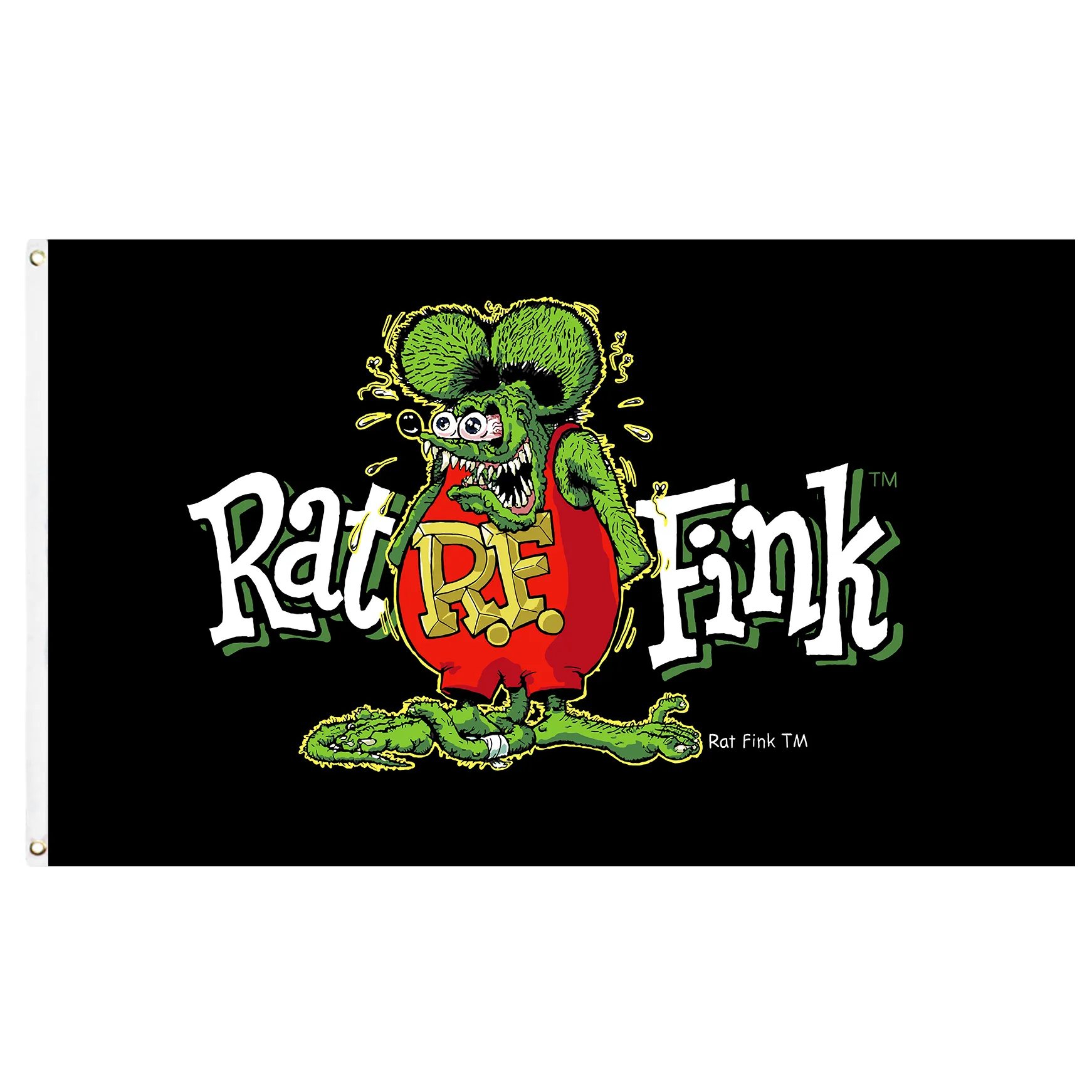 3x5FTS Rat Fink Flag Decoration Banner Custom Any Logo Polyester Banner Indoor Outdoor