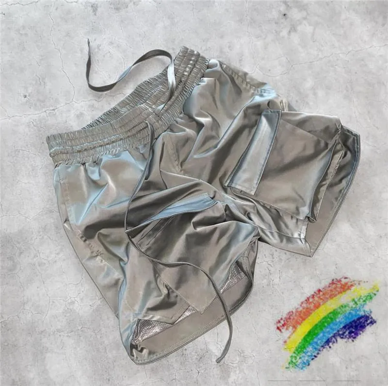 Herren-Shorts aus schwerem Stoff ARNODEFRANCE Männer Frauen 1:1 Hochwertige Multi-Pocket-Werkzeuge Lässiger Liquid Silver Streamer