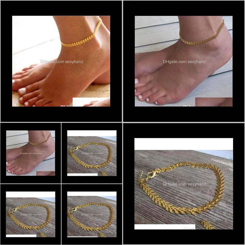 new design gypsy summer beach foot foot ring bohemia arrow foot chain