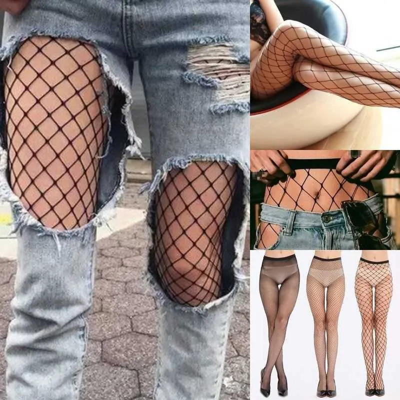 Kadın Hollow Net Vücut Çorapları Seksi Külotlu Siyah Beyaz Kırmızı kadın Tayt Fishnet Gece Kulübü Parti Kadın İç Çamaşırı X0521