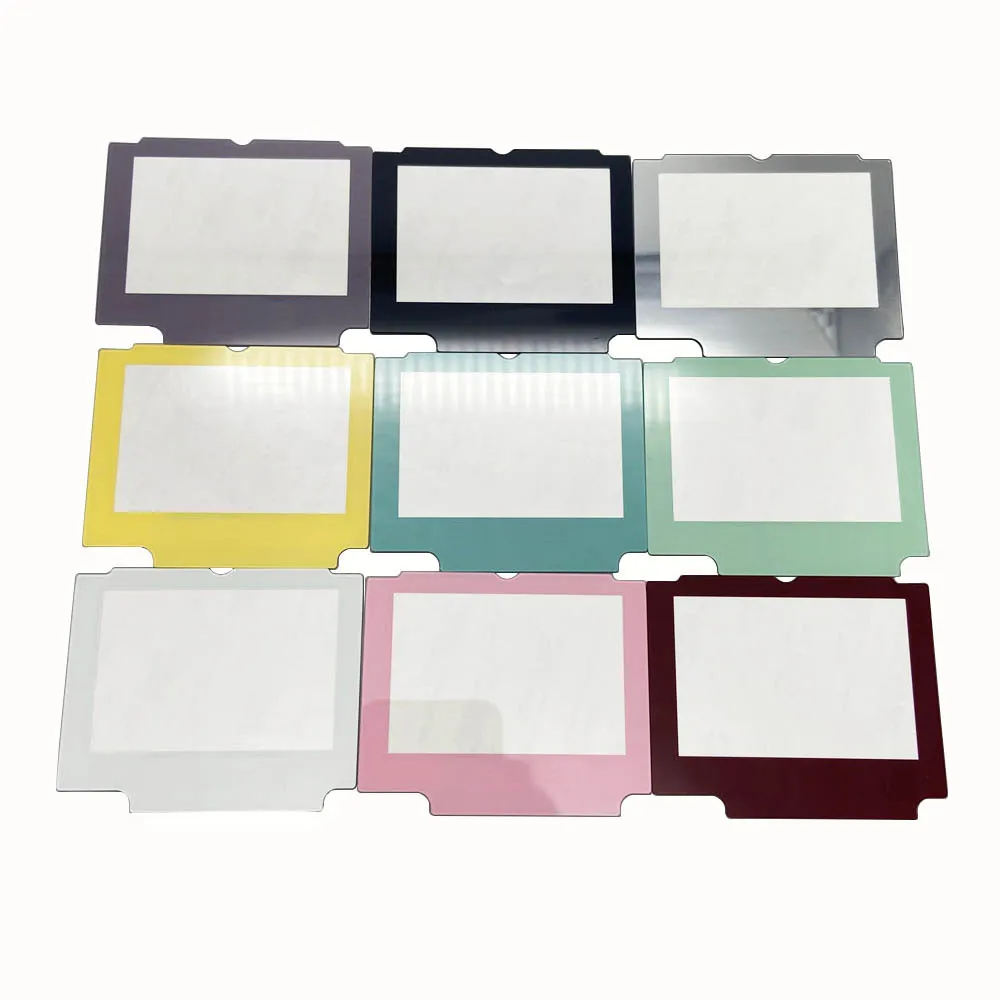 Pannello di protezione in vetro Obiettivo schermo a colori in plastica per GBA SP Nintend Gamboy Advance SP Copriobiettivo per schermo LCD Protector SPEDIZIONE GRATUITA