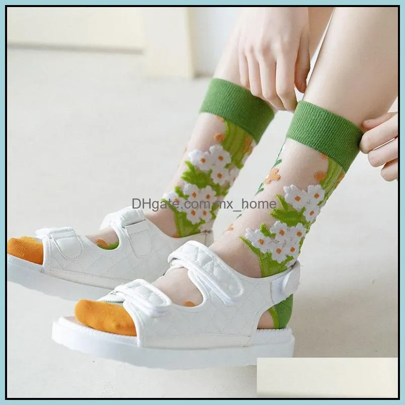 Summer Fashion Fishnet Miss Sparrow Socks For Baby & Kids Thin, Breathable,  Transparent, Cute Fruit Flower Design From Mx_home, $8.29
