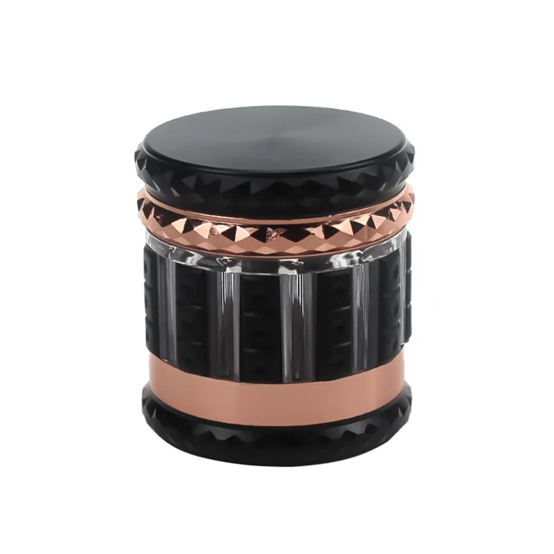 Zinc Alloy Tobacco Grinders 4 Layers Smoking Herb Grinder Tobaccos Cigarette Large Crusher Metal Herbs Pepper Crushers BH4783 TQQ