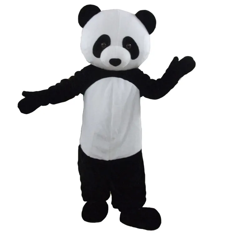 Halloween Panda Costume De Mascotte Top qualité Dessin Animé En Peluche Anime thème personnage Taille Adulte De Noël Carnaval Fête D'anniversaire Fantaisie Outfit