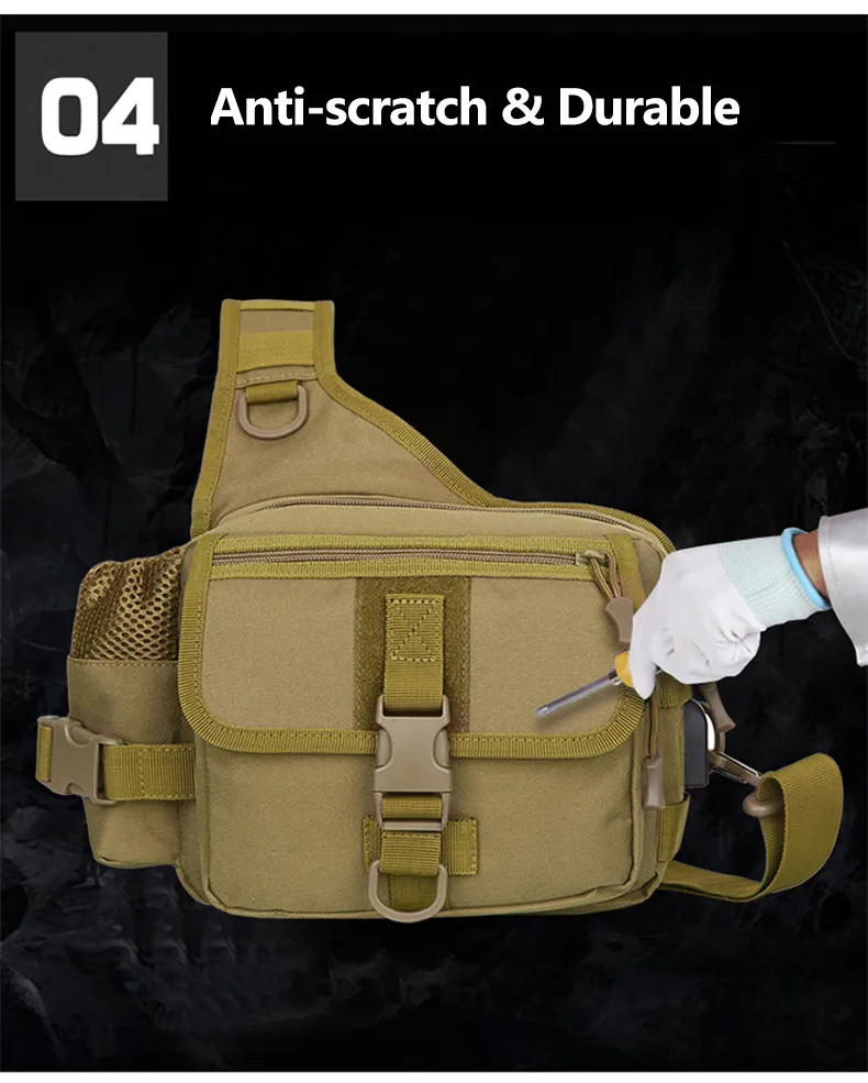 Bolsas para exteriores, mochila cruzada táctica con carga USB, bolso de  hombro militar del ejército para senderismo, pecho de cintura de pesca de