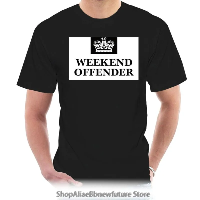 T-shirts pour hommes T-shirt Weekend Offender T-shirt noir blanc T-shirt respirant 5019Y