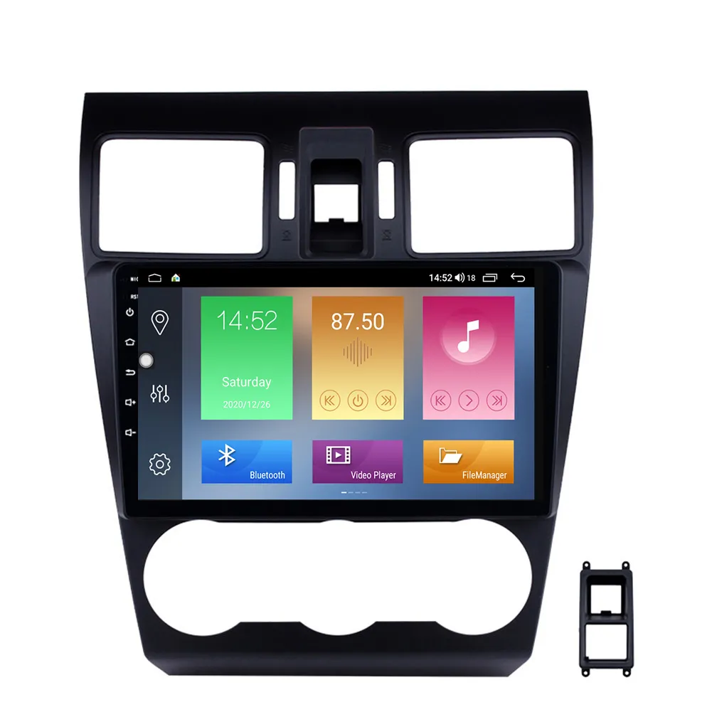 Touchscreen Auto DVD Radio Player voor Subaru XR Forester Impreza 2013-2014 3G WIFI GPS Navigatiesysteem 9 inch Android 10