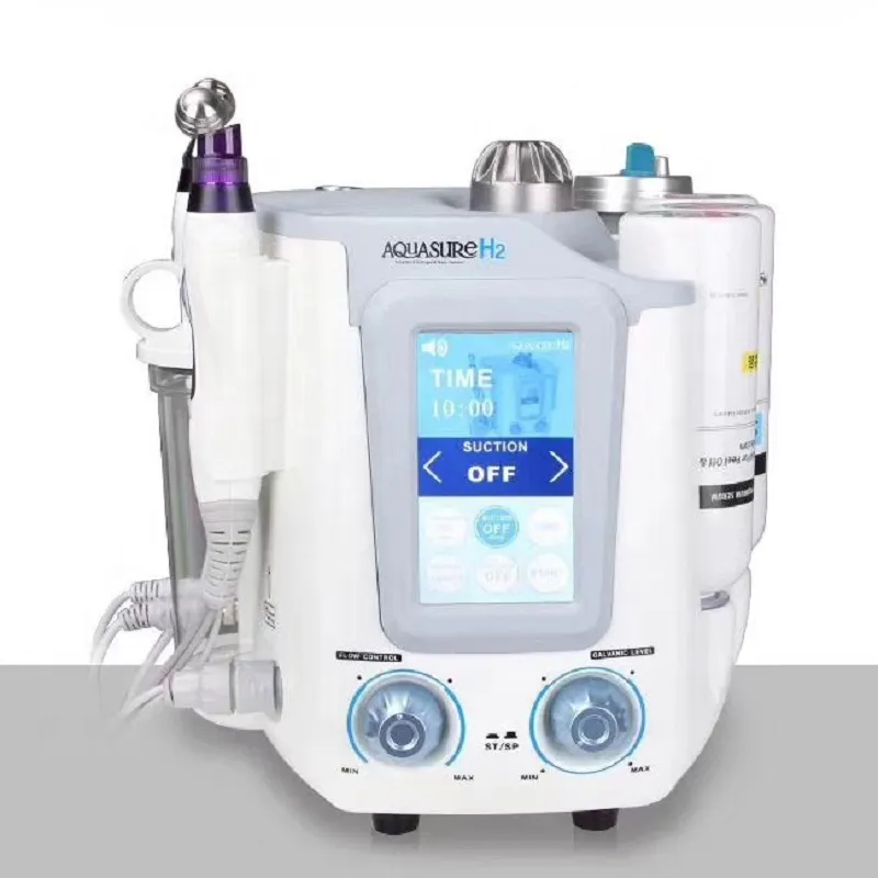 Kore 3 1 Suda Oksijen Hydafacial Güzellik Makinesi Aquasure H2 Aqua Peeling Yüz Hidro Derin Temizleme Cilt Sıkılaştırma Spa