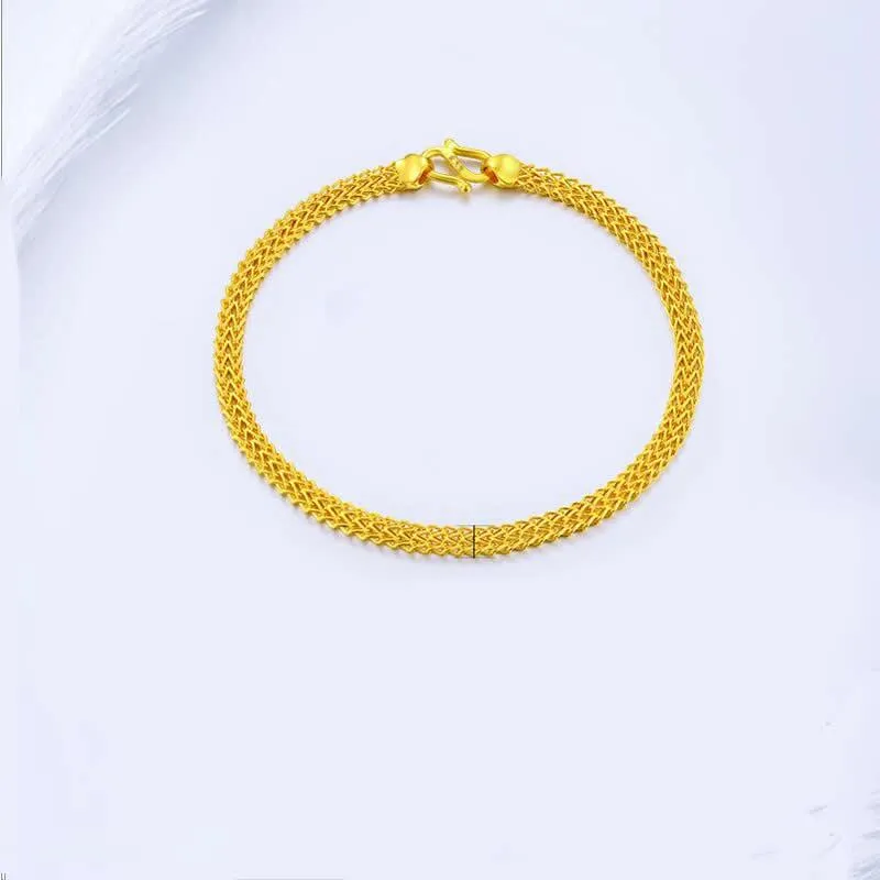 アクセサリー Elegant Gold Link Bracelet - 18k, 6g Elegant Gold