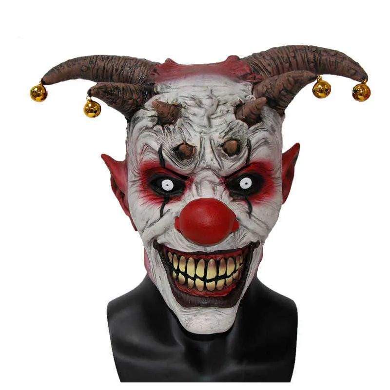 Jouet Jingle Jangle Le Clown Horreur Latex Halloween Effrayant Tête Masque Masques En Gros Pour Boules De Mascarade