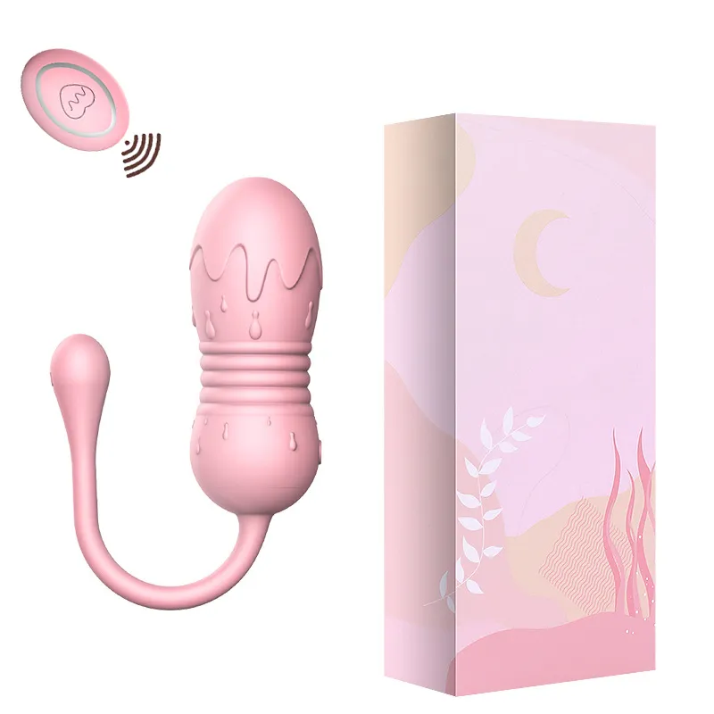 Vibrates télescopiques Vibrator Œufs Wireless Remote Portable Ballons G State Clitoris Stimulateur Exercice Vibrant Dildo Sex jouet pour femme