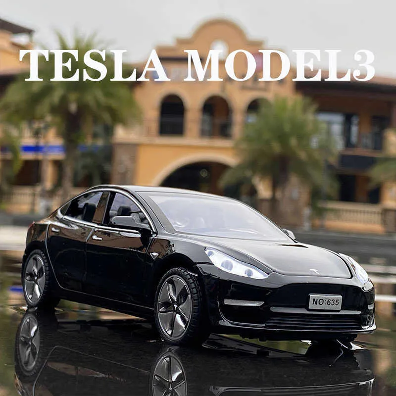 Tesla modèle 3 1:32 modèle alliage voiture jouet moulé sous pression  collection