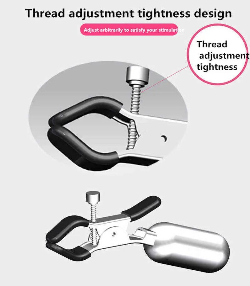 NXY Pump Toys 20 Frequency Vibration Nipple Clamp Breast Enhancement Flirt Vibrator Mute Sex For Couple Adult_voghion.com