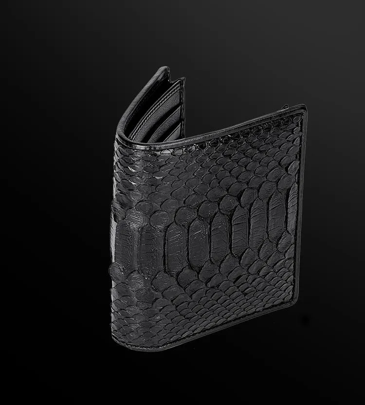 Acquistare Portafogli 100% Vera Vera Autentica Autentica Pelle Di Serpente  Da Uomo Bifold Python Portafoglio Portafoglio Cash Holder And Case Black  Free Ship Economico | Consegna Veloce E Qualità | It.Dhgate
