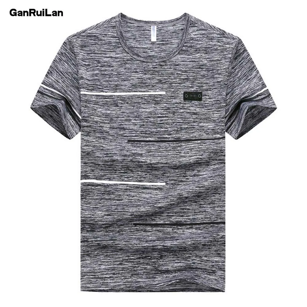 Style Short Sleeve T Shirt Men O Neck Polyester Mens T Shirt Sommar Cool Tee Male Slim Casual Tee Shirts Homme Plus Storlek 9xl 210518