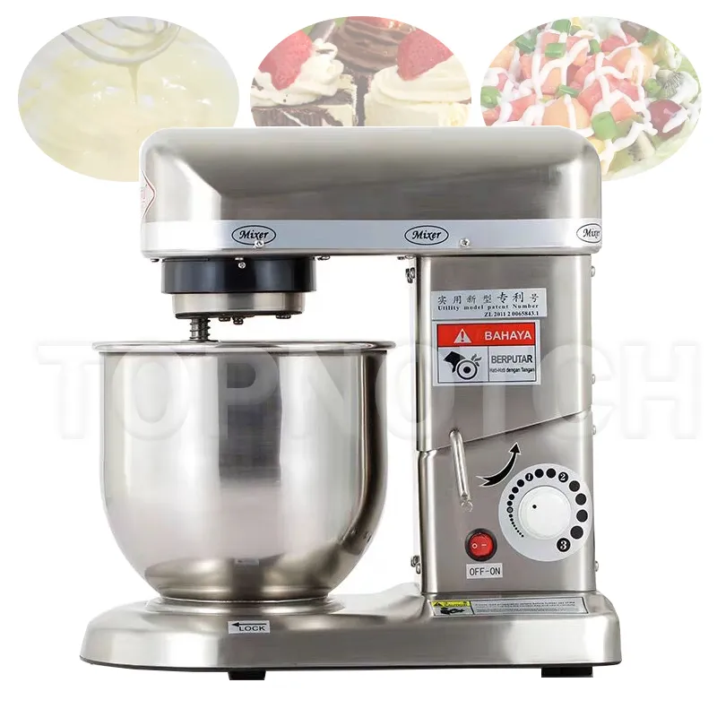500W stand Mixer Professionele Keuken Aid Food Blender Cream Whisk Cake Deeg Mixers Band 3 Speed ​​Gear Chef Machine