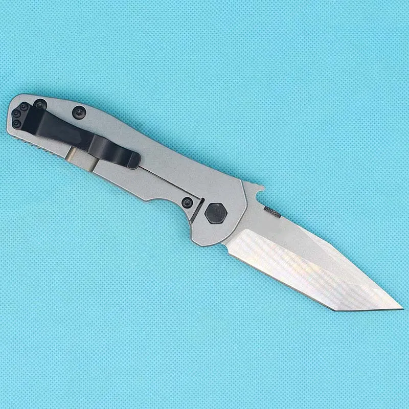 Na sprzedaż Survival Folding Nóż, Tanto Point Stone Wash Blade Outdoor Turystyka Camping EDC Kieszonkowy nóż z Detta