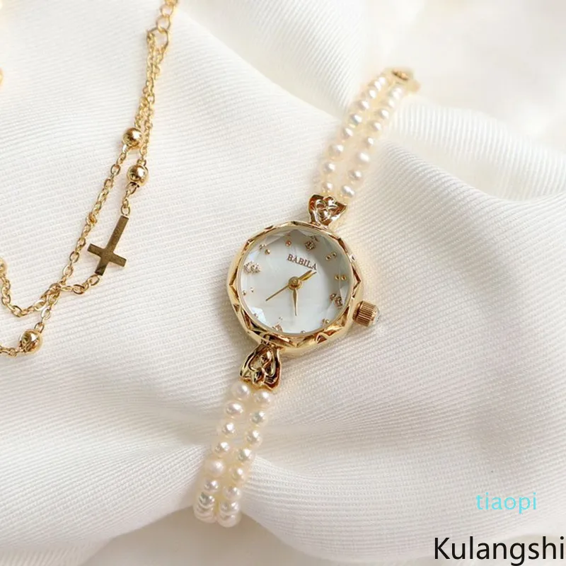 Natural Freshwater Pearl Watch Women Bracelet Quartz Watches High