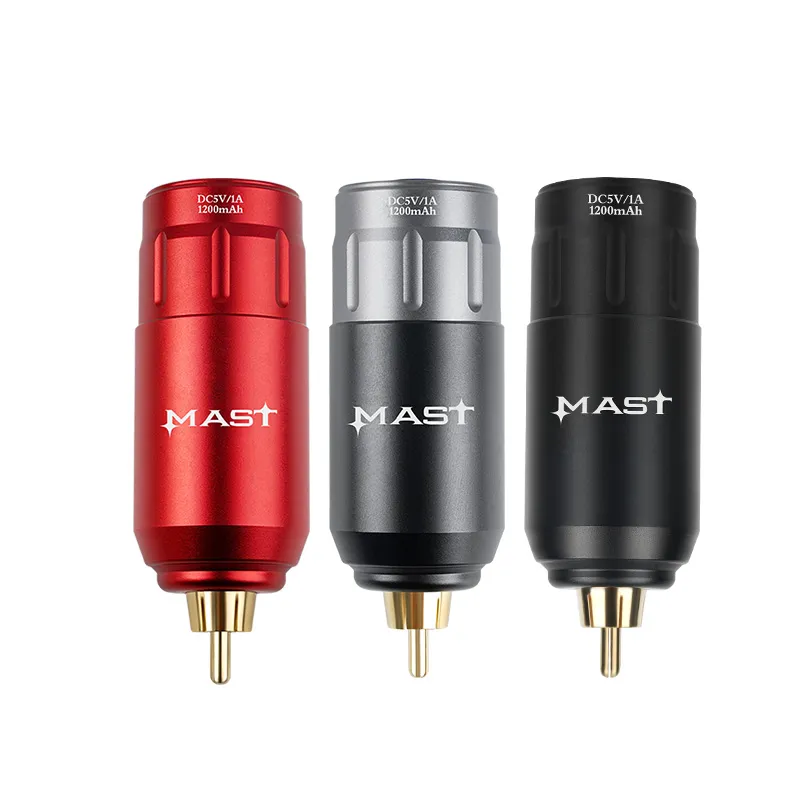 Mât U1 alimentation de tatouage sans fil 1200mAh batterie connexion RCA pour stylo Machine P113