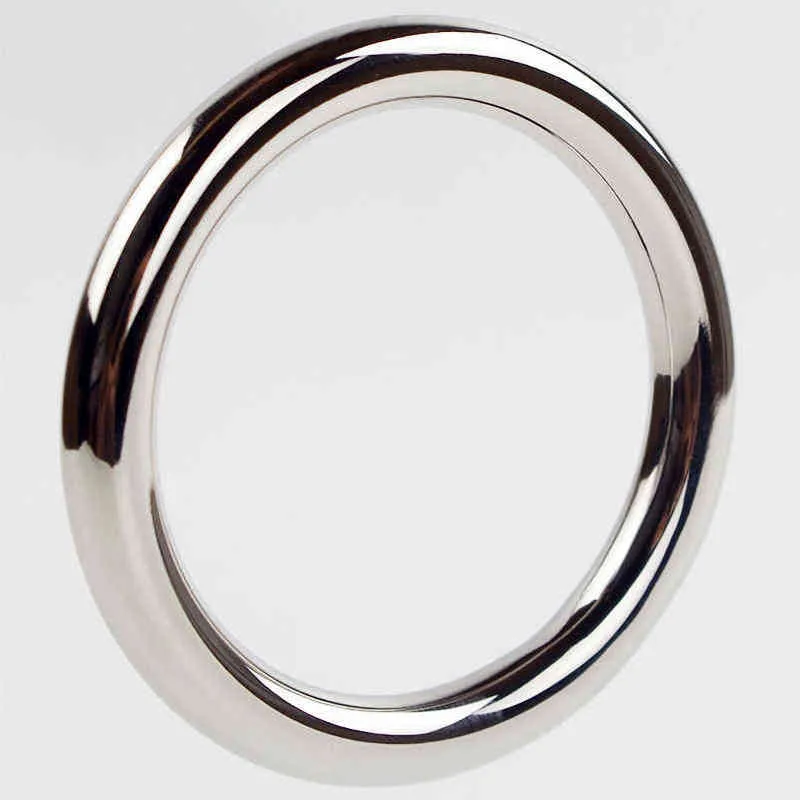Cockring Ballstretcher En Métal Argenté - Diamètre 40mm, épaisseur 8mm - Marque Kiotos, Neuf