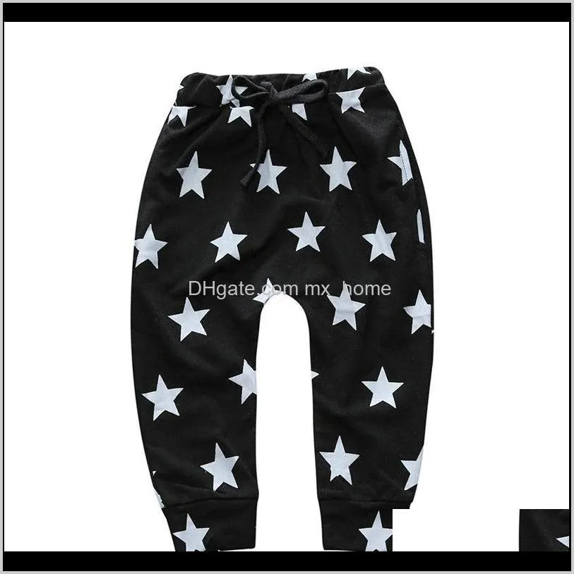 kids trousers boys harem pant star children`s girls clothing cotton full pencil trousers unisex baby pants 1 2 3 4 5 6y